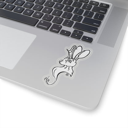 Jackalope Bust Kiss-Cut Stickers