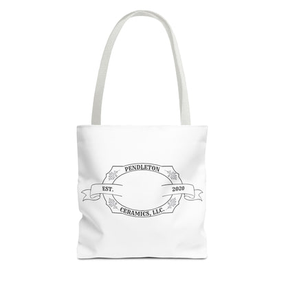 Pendleton Ceramics Logo White Tote Bag