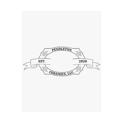 Pendleton Ceramics Logo Matte Vertical Poster