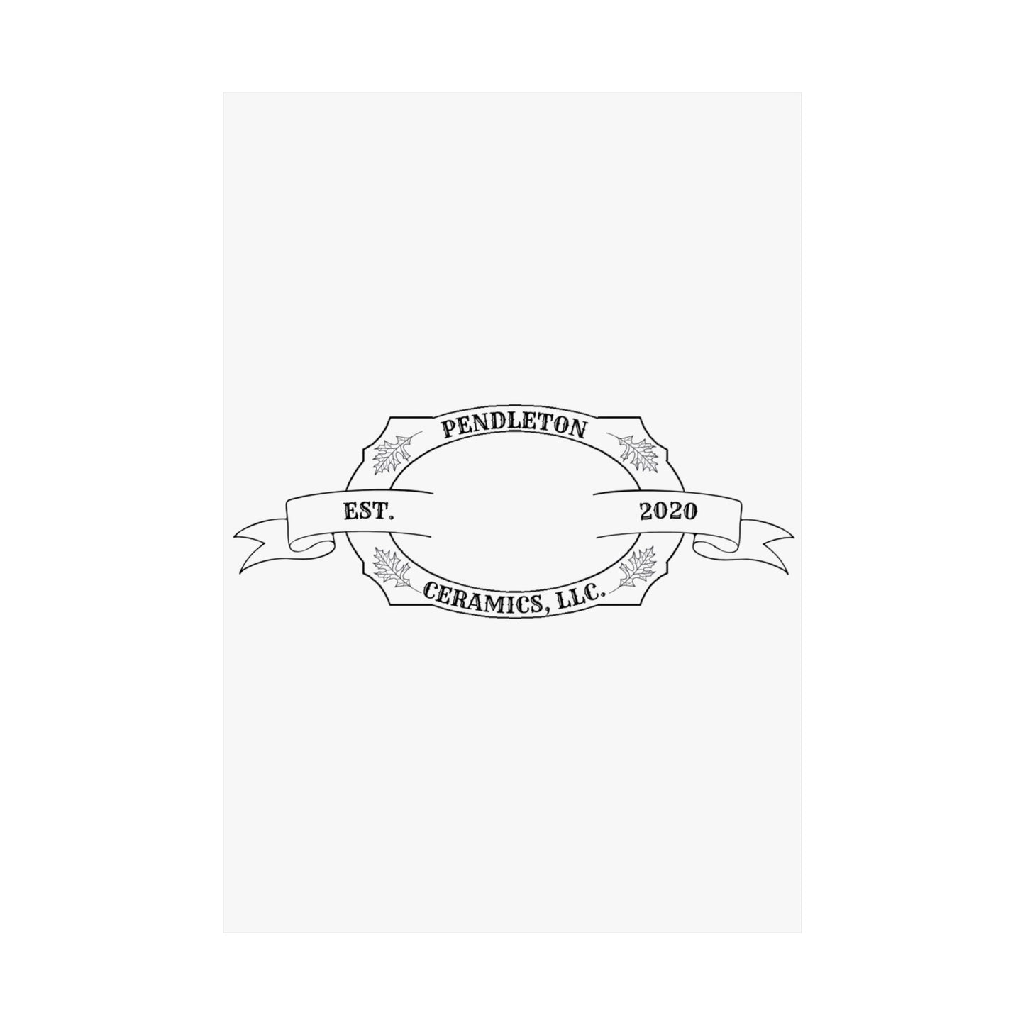 Pendleton Ceramics Logo Matte Vertical Poster