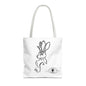 Jackalope Bust Drawing Tote White Bag