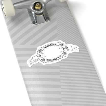 Pendleton Ceramics Logo Kiss-Cut Stickers