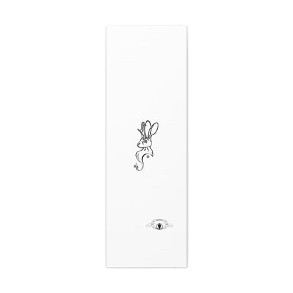 Jackalope Bust Drawing Art Stretched Canvas Wall Decor