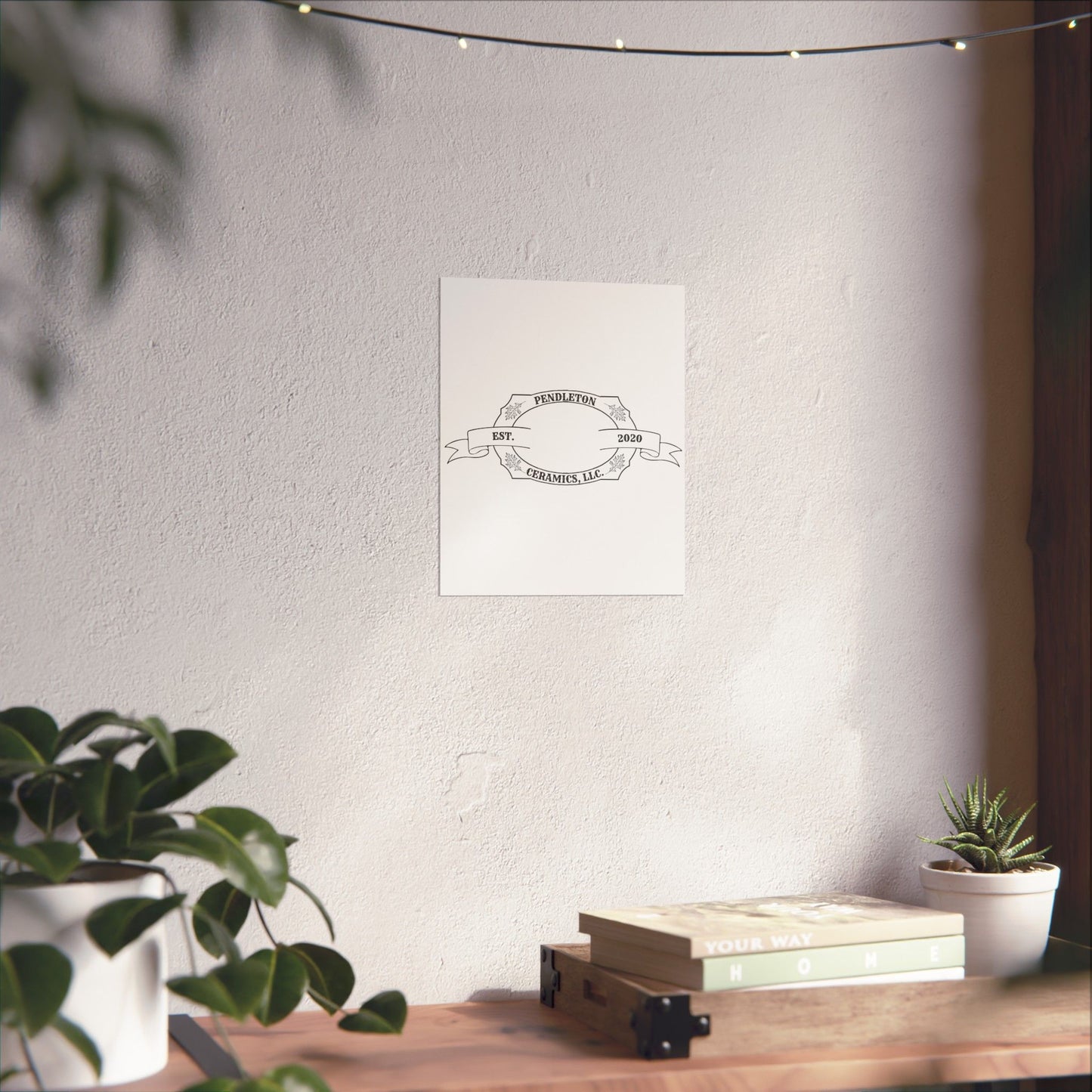 Pendleton Ceramics Logo Matte Vertical Poster