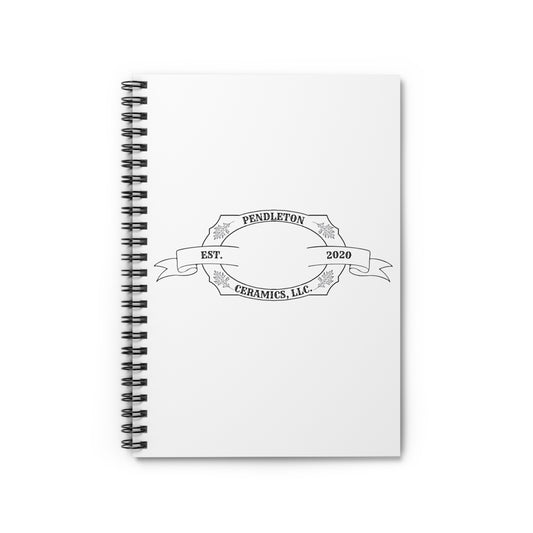 Pendleton Ceramics Logo Spiral Ruled Line Notebook