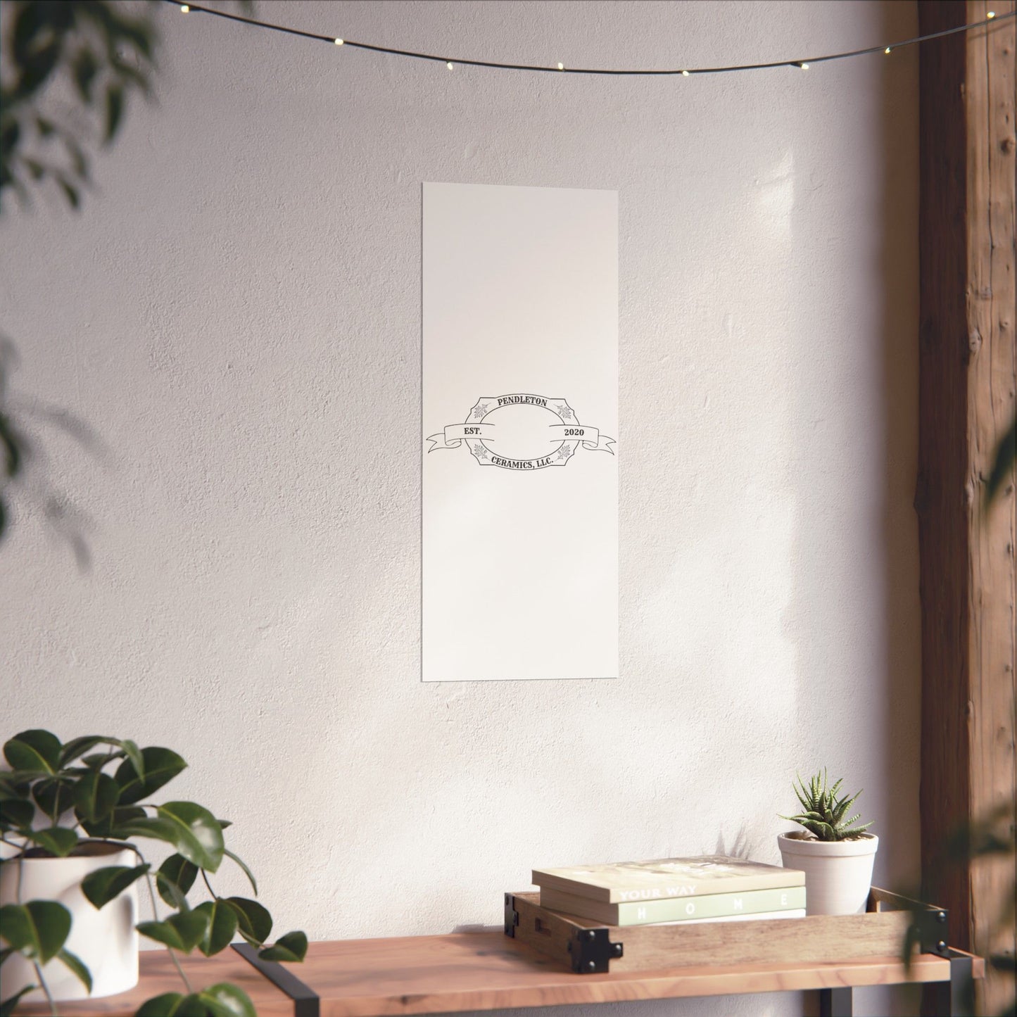 Pendleton Ceramics Logo Matte Vertical Poster