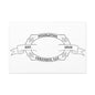 Pendleton Ceramics Logo Custom Framed Canvas Wall Art