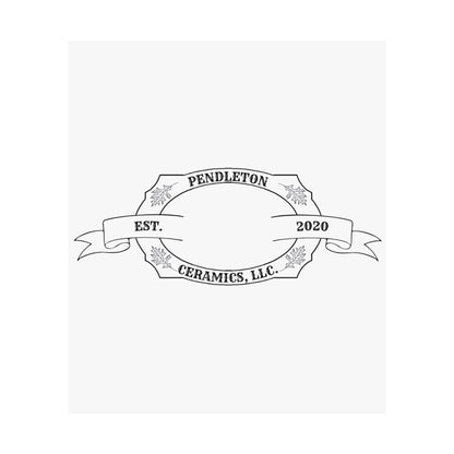 Pendleton Ceramics Logo Matte Vertical Poster
