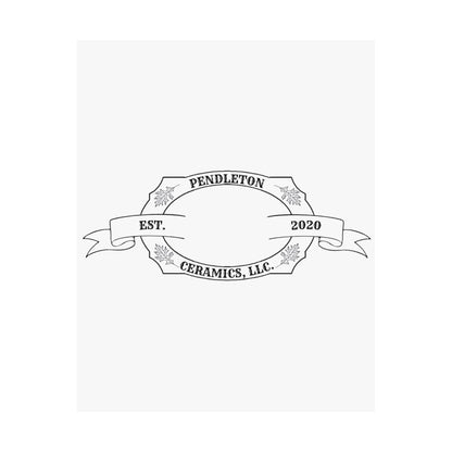 Pendleton Ceramics Logo Matte Vertical Poster
