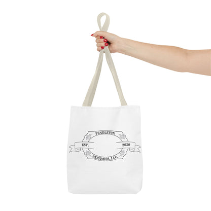 Pendleton Ceramics Logo White Tote Bag