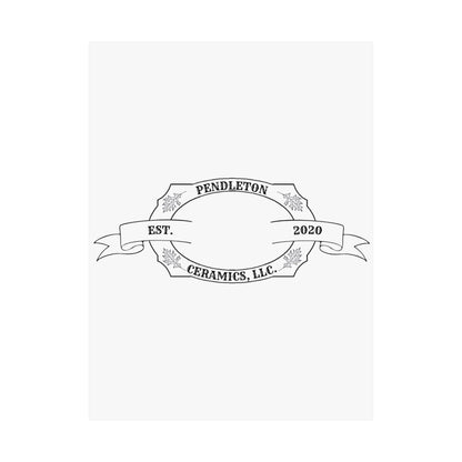 Pendleton Ceramics Logo Matte Vertical Poster