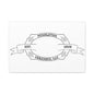 Pendleton Ceramics Logo Custom Framed Canvas Wall Art