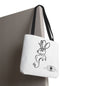 Jackalope Bust Drawing Tote White Bag
