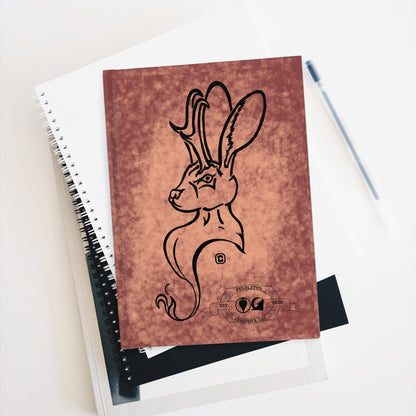 Dust Storm Jackalope Bust Drawing Sketch Journal
