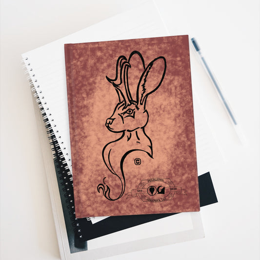 Dust Storm Jackalope Bust Drawing Sketch Journal