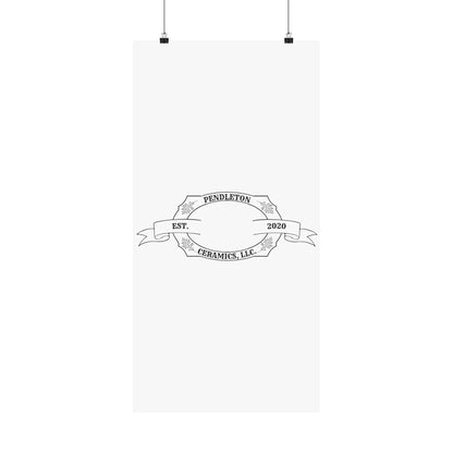 Pendleton Ceramics Logo Matte Vertical Poster