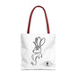 Jackalope Bust Drawing Tote White Bag