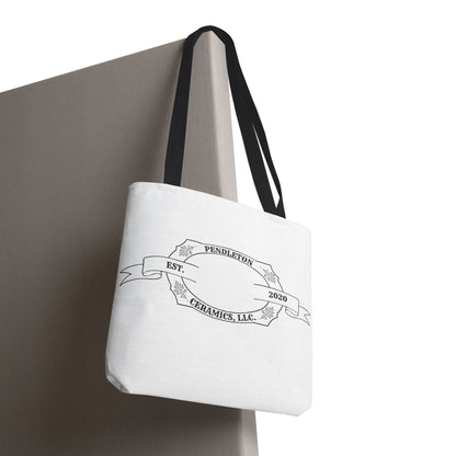 Pendleton Ceramics Logo White Tote Bag