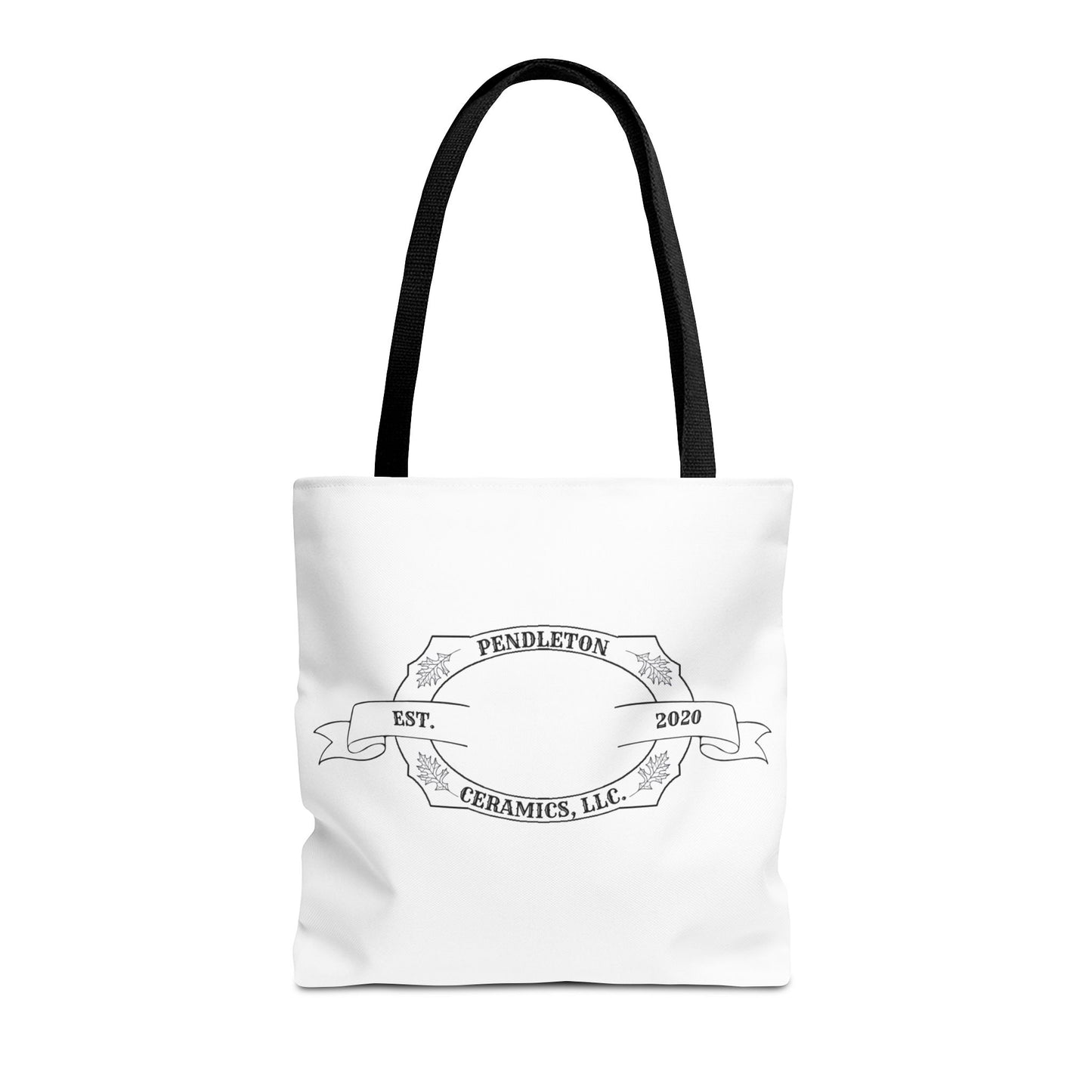 Pendleton Ceramics Logo White Tote Bag