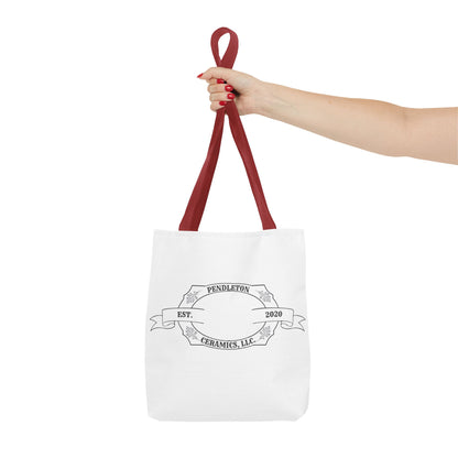 Pendleton Ceramics Logo White Tote Bag