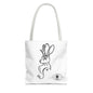 Jackalope Bust Drawing Tote White Bag