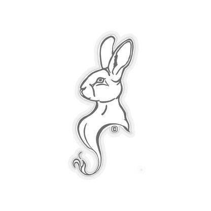 Rabbit Animal Bust Drawing Kiss-Cut Stickers