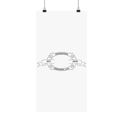 Pendleton Ceramics Logo Matte Vertical Poster