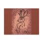 Dust Storm Jackalope Bust Drawing Canvas Wall Decor