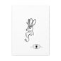 Jackalope Bust Drawing Art Stretched Canvas Wall Decor