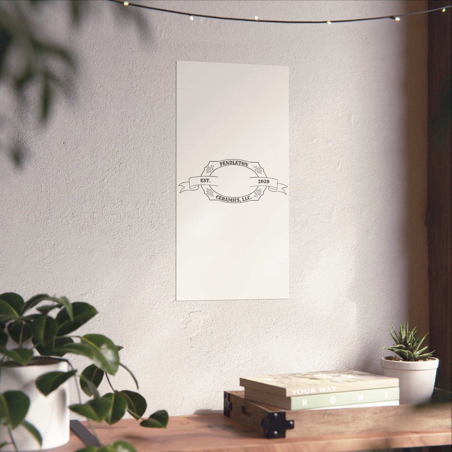 Pendleton Ceramics Logo Matte Vertical Poster