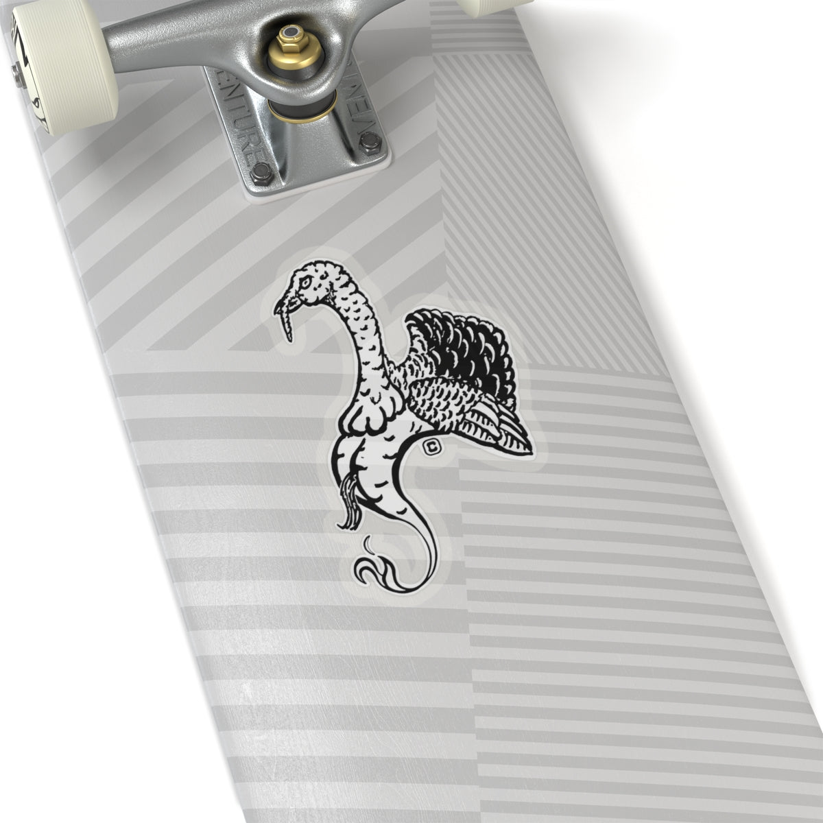 Turkey Animal Bust Drawing Kiss-Cut Stickers