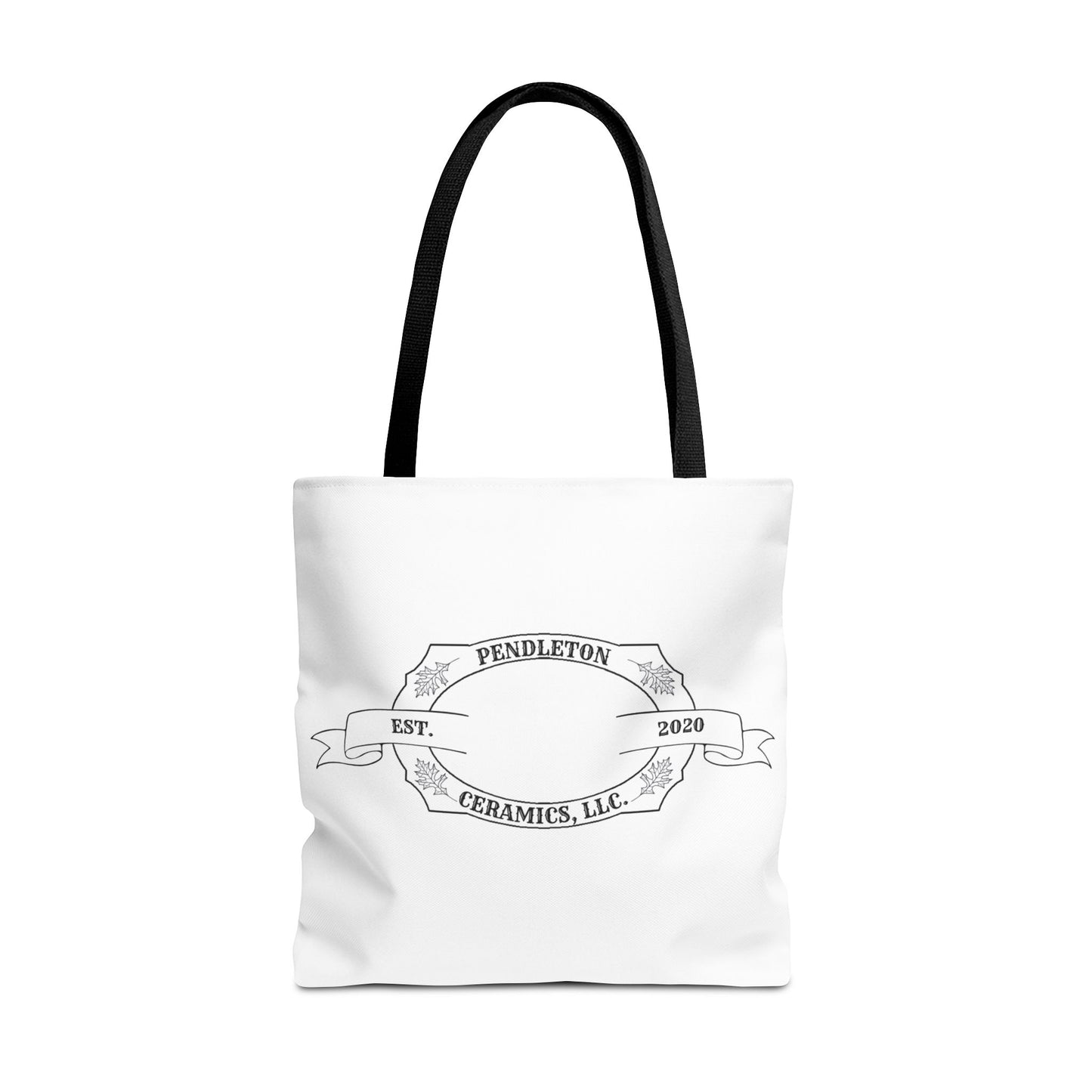 Pendleton Ceramics Logo White Tote Bag
