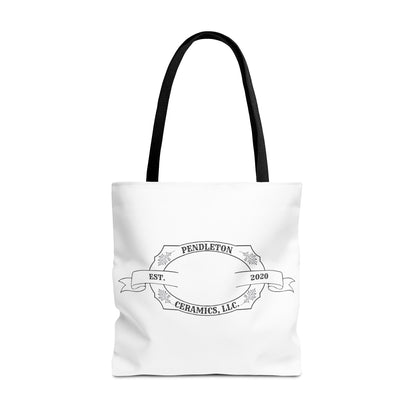 Pendleton Ceramics Logo White Tote Bag