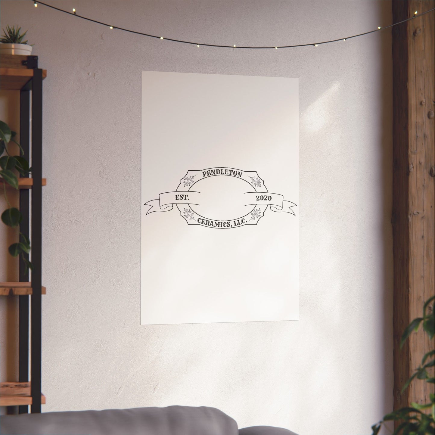 Pendleton Ceramics Logo Matte Vertical Poster