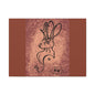Dust Storm Jackalope Bust Drawing Canvas Wall Decor
