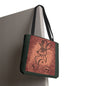 Dust Storm Jackalope Bust Drawing Tote Green Bag