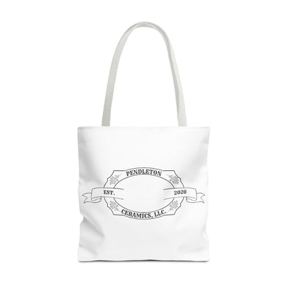 Pendleton Ceramics Logo White Tote Bag
