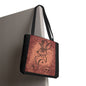 Dust Storm Jackalope Bust Drawing Tote Black Bag