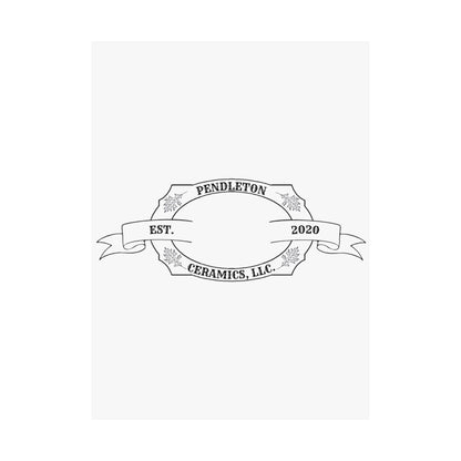 Pendleton Ceramics LLC Custom Matte Vertical Poster Wall Art