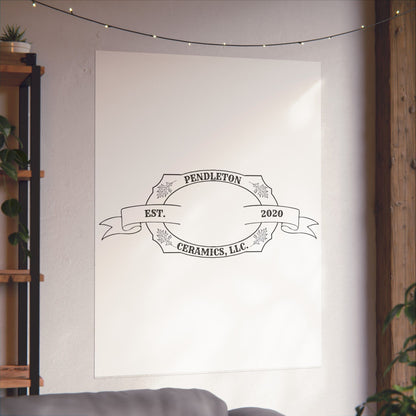 Pendleton Ceramics Logo Matte Vertical Poster