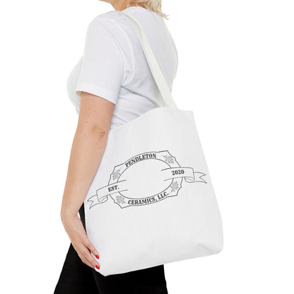 Pendleton Ceramics Logo White Tote Bag