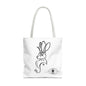 Jackalope Bust Drawing Tote White Bag