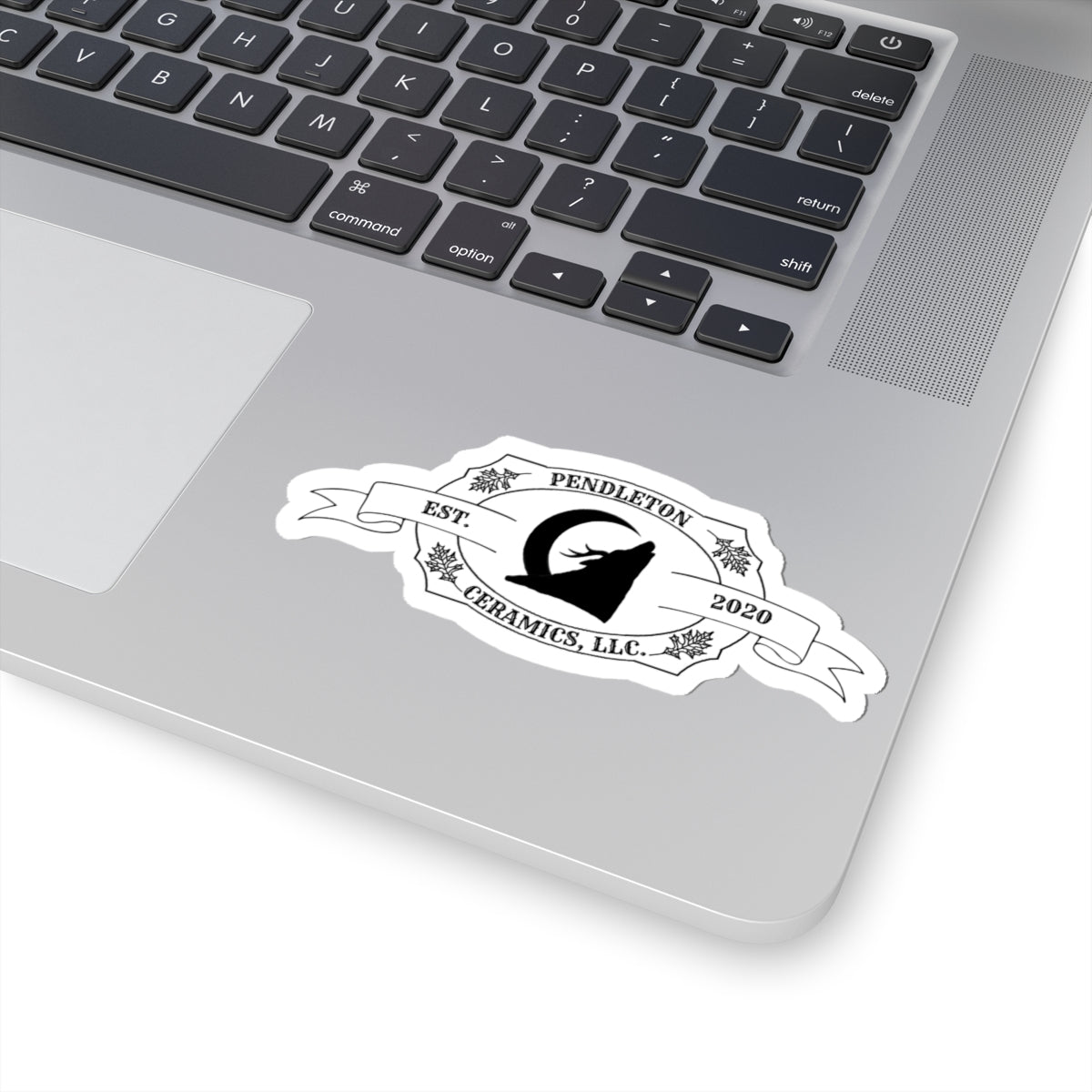 Pendleton Ceramics Logo, Maker's Mark: Jane of A Weil Thang,  Kiss-Cut Stickers