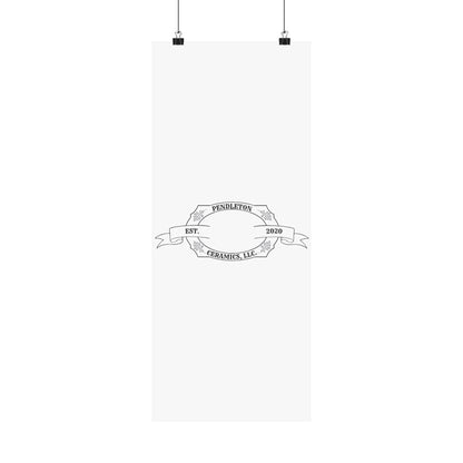 Pendleton Ceramics Logo Matte Vertical Poster