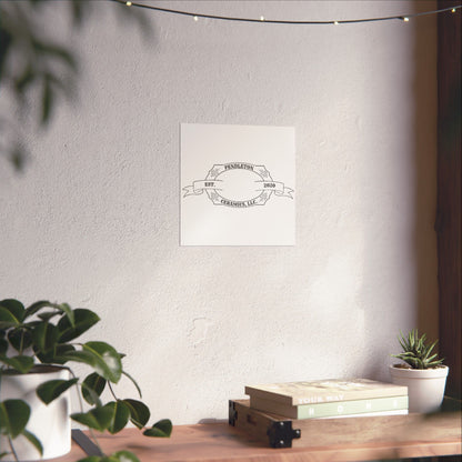 Pendleton Ceramics Logo Matte Vertical Poster