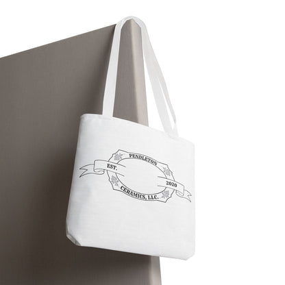 Pendleton Ceramics Logo White Tote Bag