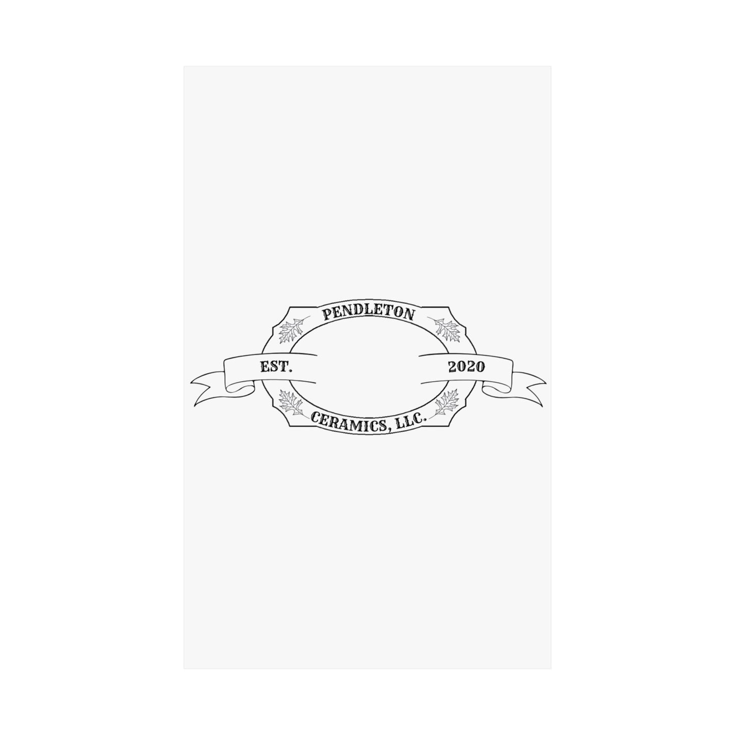 Pendleton Ceramics Logo Matte Vertical Poster