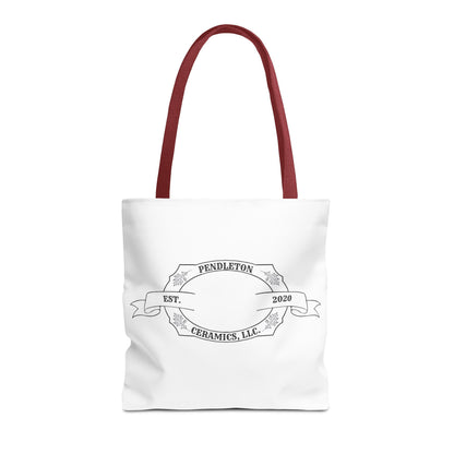 Pendleton Ceramics Logo White Tote Bag
