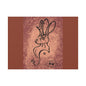 Dust Storm Jackalope Bust Drawing Canvas Wall Decor