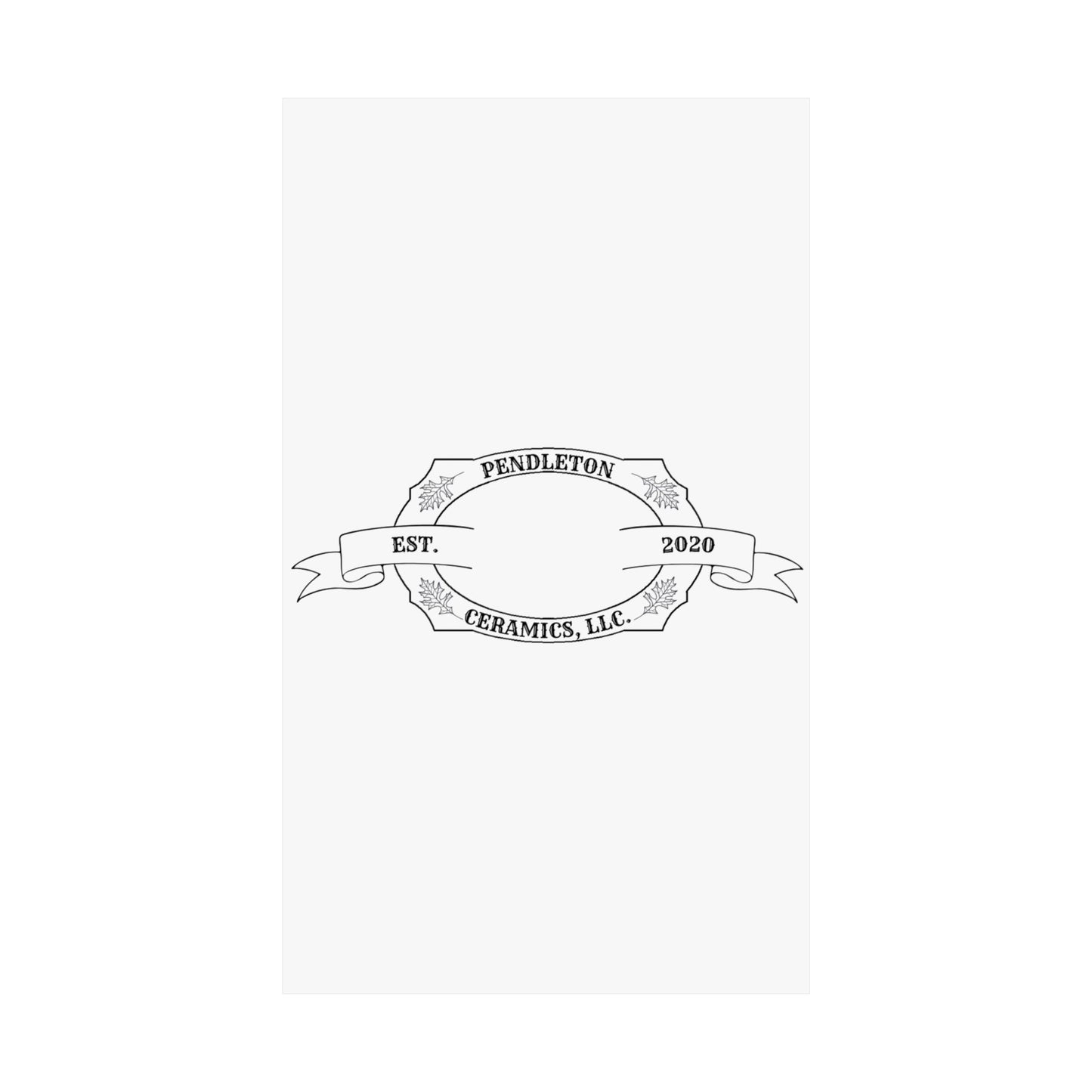 Pendleton Ceramics Logo Matte Vertical Poster